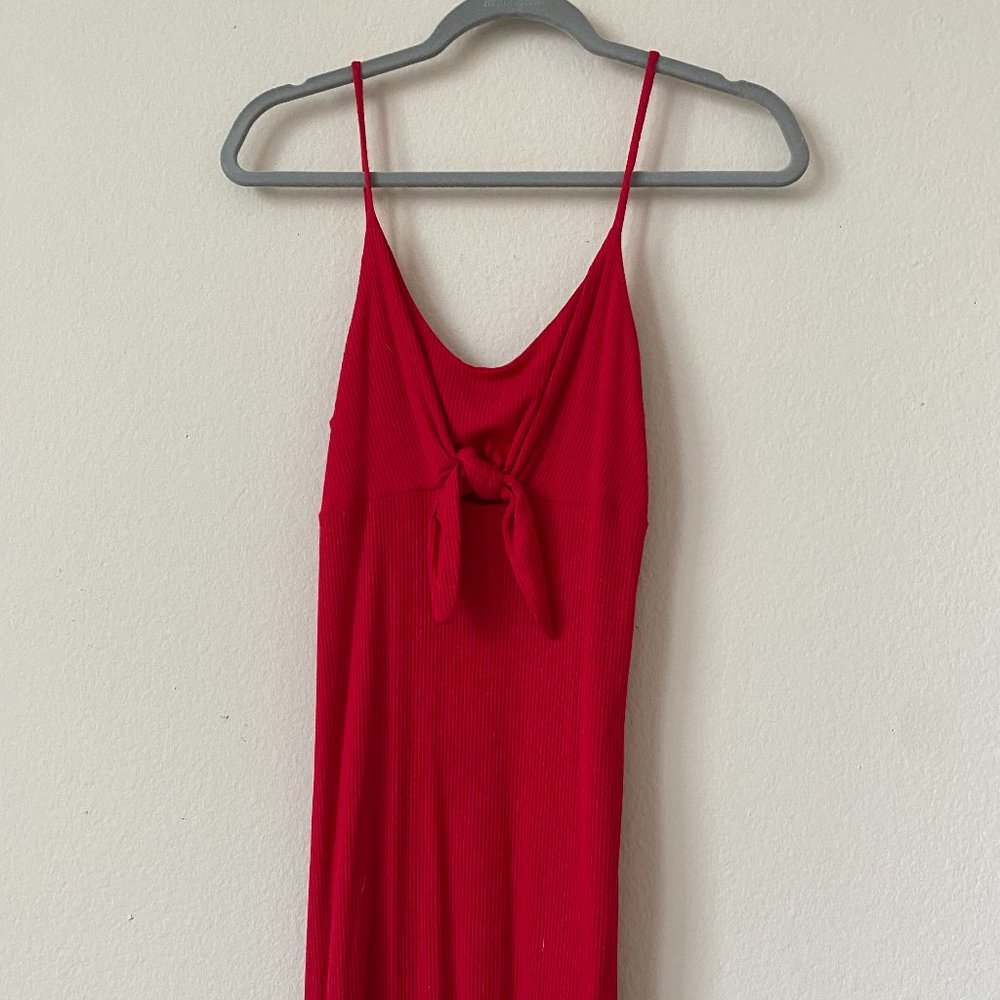 Red mini casualsummer dress